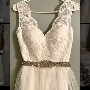Custom Wedding Dress, Sz 2-4